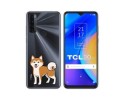 Funda Silicona Transparente para TCL 20 SE diseño Perros 02 Dibujos