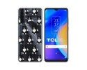 Funda Silicona Transparente para TCL 20 SE diseño Perros 07 Dibujos