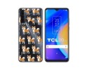 Funda Silicona Transparente para TCL 20 SE diseño Perros 08 Dibujos