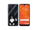 Funda Silicona Transparente para TCL 205 diseño Perros 01 Dibujos