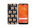 Funda Silicona Transparente para TCL 205 diseño Perros 08 Dibujos