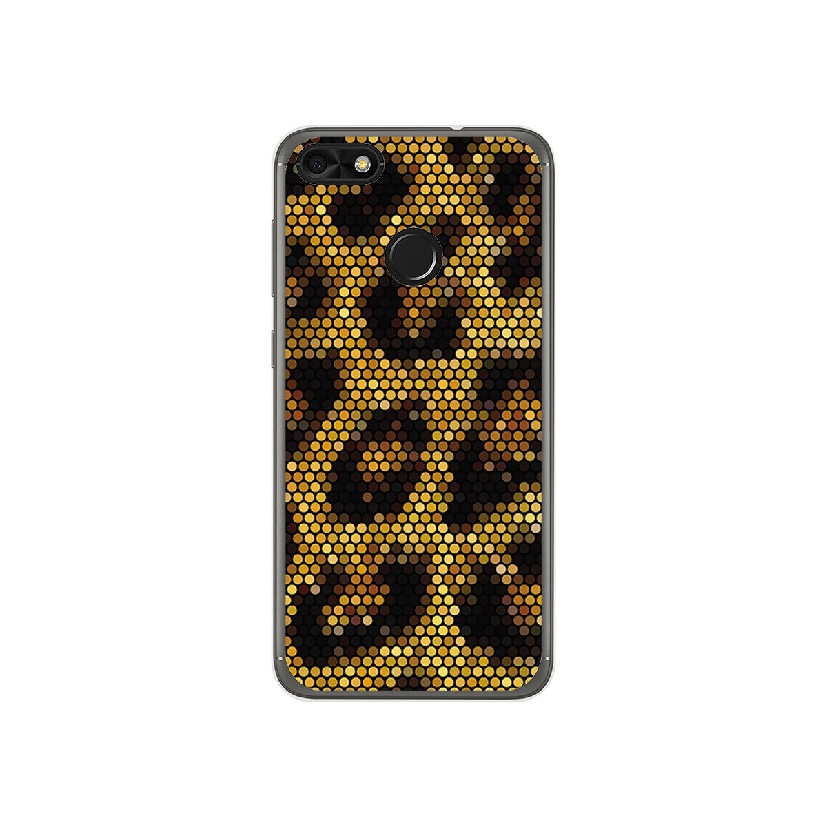 Funda Gel Tpu para Huawei Y6 Pro 2017 / P9 Lite Mini Diseño Leopardo Dibujos