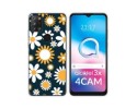 Funda Silicona Transparente para Alcatel 3X 4CAM diseño Flores 08 Dibujos