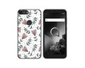 Funda Silicona Transparente para Alcatel 1S 2019 diseño Flores 01 Dibujos