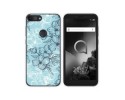 Funda Silicona Transparente para Alcatel 1S 2019 diseño Flores 03 Dibujos