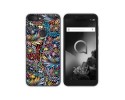 Funda Silicona Transparente para Alcatel 1S 2019 diseño Flores 04 Dibujos