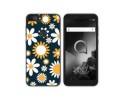 Funda Silicona Transparente para Alcatel 1S 2019 diseño Flores 08 Dibujos