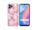Funda Silicona Transparente para Blackview Oscal C20 / C20 Pro diseño Flores 07 Dibujos