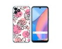 Funda Silicona Transparente para Blackview Oscal C20 / C20 Pro diseño Flores 09 Dibujos