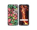 Funda Silicona Transparente para Cubot King Kong 7 diseño Flores 02 Dibujos