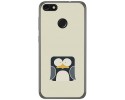 Funda Gel Tpu para Huawei Y6 Pro 2017 / P9 Lite Mini Diseño Pingüino Dibujos