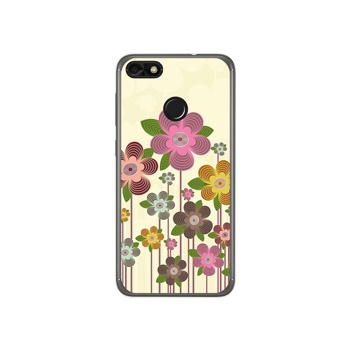 Funda Gel Tpu para Huawei Y6 Pro 2017 / P9 Lite Mini Diseño Primavera En Flor  Dibujos
