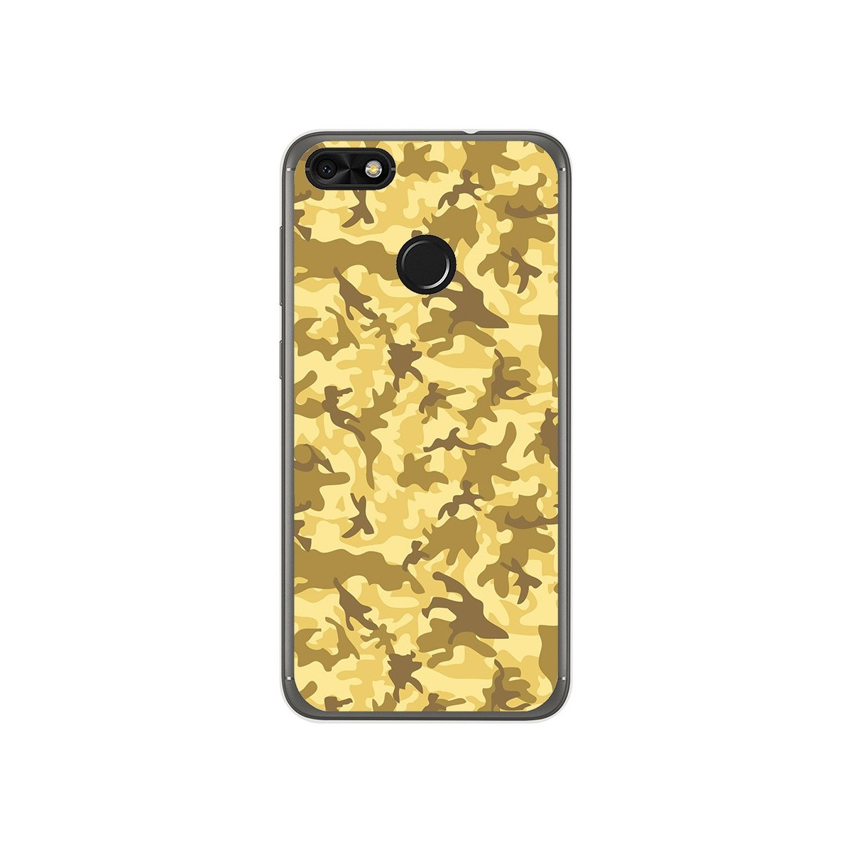 Funda Gel Tpu para Huawei Y6 Pro 2017 / P9 Lite Mini Diseño Sand Camuflaje Dibujos