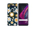 Funda Silicona Transparente para TCL 10 SE diseño Flores 08 Dibujos