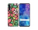 Funda Silicona Transparente para TCL 20L / 20L+ diseño Flores 02 Dibujos