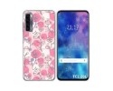 Funda Silicona Transparente para TCL 20L / 20L+ diseño Flores 07 Dibujos