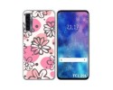 Funda Silicona Transparente para TCL 20L / 20L+ diseño Flores 09 Dibujos