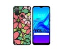 Funda Silicona Transparente para TCL 20Y diseño Flores 02 Dibujos