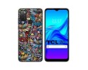 Funda Silicona Transparente para TCL 20Y diseño Flores 04 Dibujos