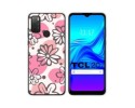 Funda Silicona Transparente para TCL 20Y diseño Flores 09 Dibujos