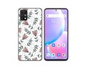 Funda Silicona Transparente para Umidigi A11 Pro Max diseño Flores 01 Dibujos