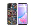 Funda Silicona Transparente para Umidigi A11 Pro Max diseño Flores 04 Dibujos