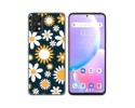 Funda Silicona Transparente para Umidigi A11 Pro Max diseño Flores 08 Dibujos