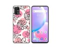 Funda Silicona Transparente para Umidigi A11 Pro Max diseño Flores 09 Dibujos