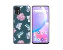 Funda Silicona Transparente para Umidigi A11 Pro Max diseño Flores 10 Dibujos