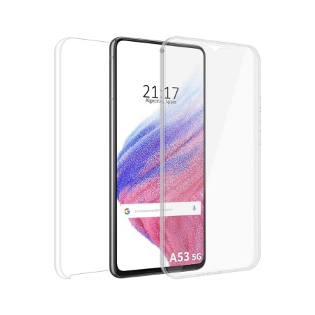 Funda Doble Transparente Pc + Tpu Full Body 360 para Samsung Galaxy A53 5G