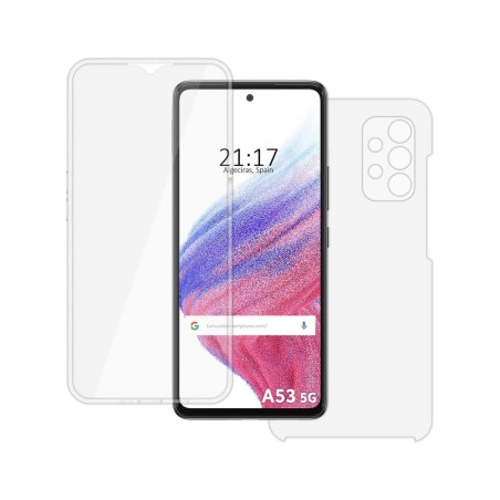 Funda Doble Transparente Pc + Tpu Full Body 360 para Samsung Galaxy A53 5G