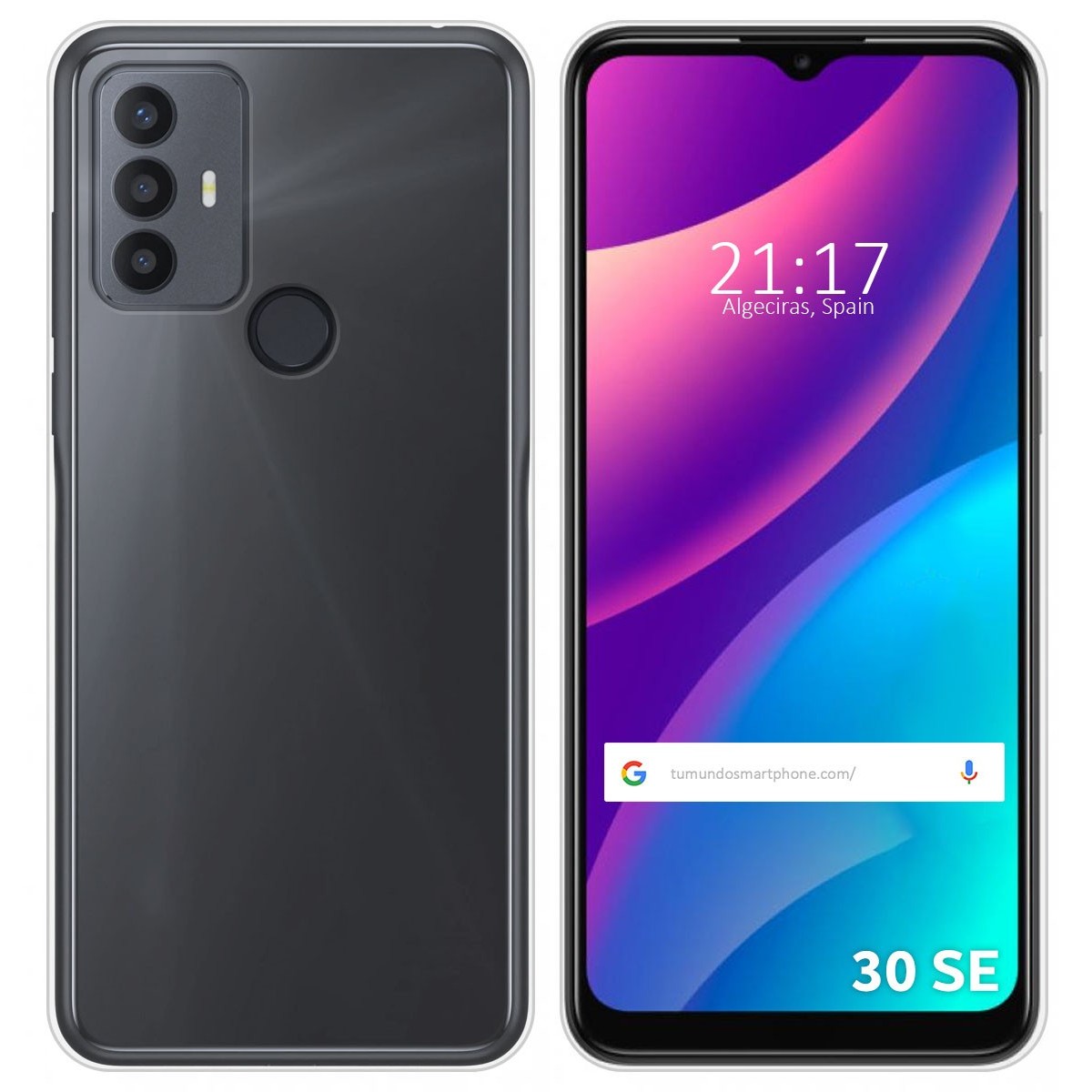 Funda Silicona Gel TPU Transparente para TCL 30 SE / 30E / 306