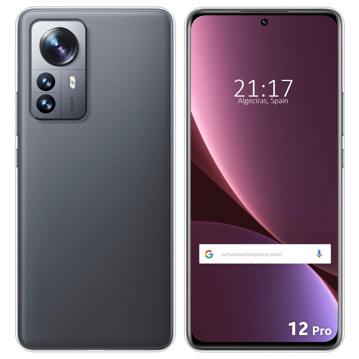 Funda Silicona Gel TPU Transparente para Xiaomi 12 Pro 5G