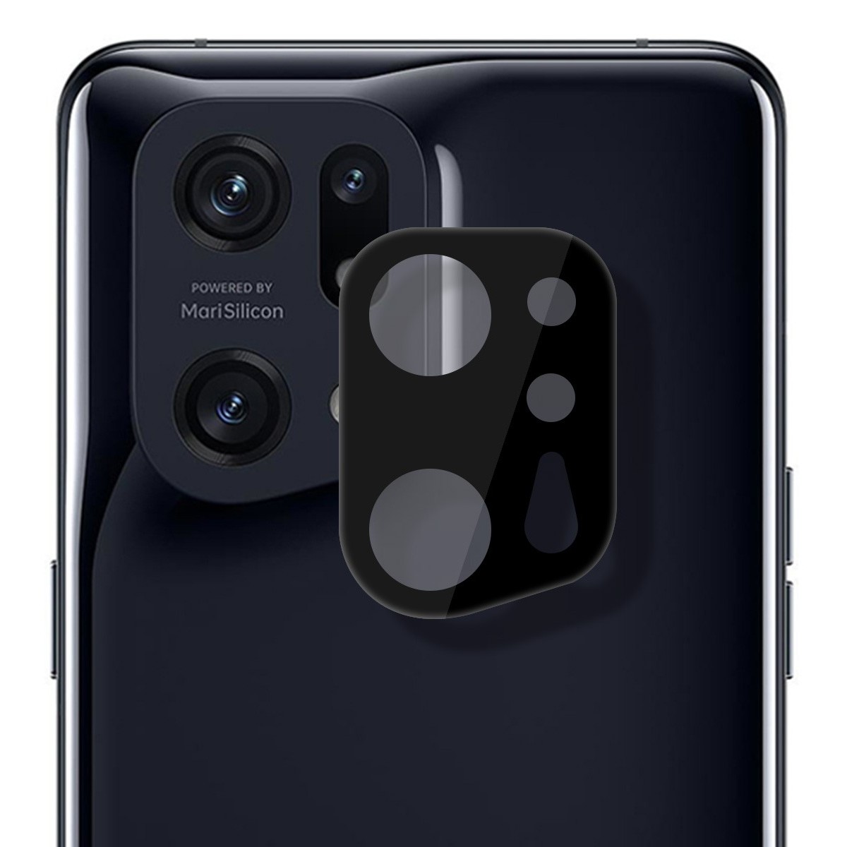Protector Cristal Templado Cámara Trasera para Oppo Find X5 Pro 5G Vidrio
