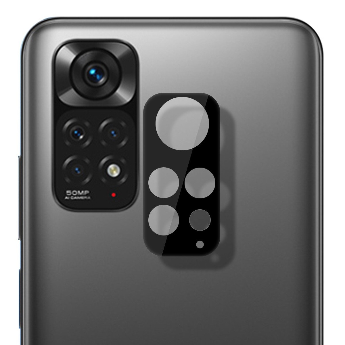 Protector Cristal Templado Cámara Trasera para Xiaomi Redmi Note 11 / 11s Vidrio