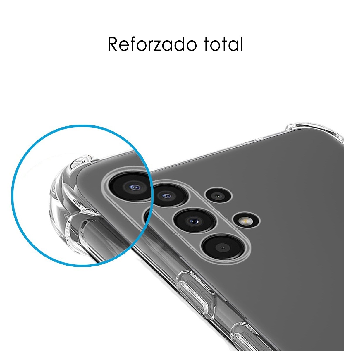 Funda Silicona Antigolpes Transparente para Samsung Galaxy A13 4G