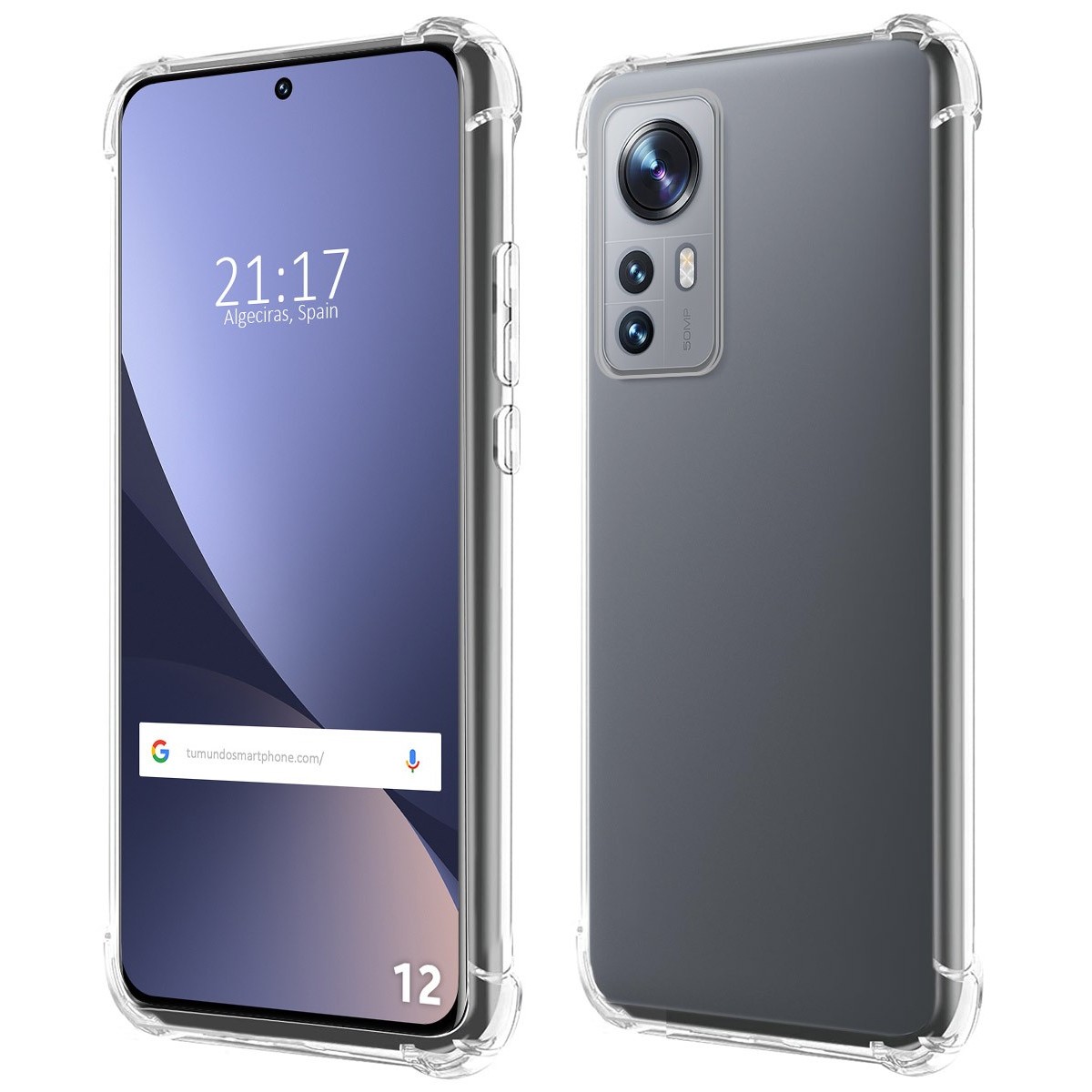 Funda Silicona Antigolpes Transparente para Xiaomi 12 / 12X 5G