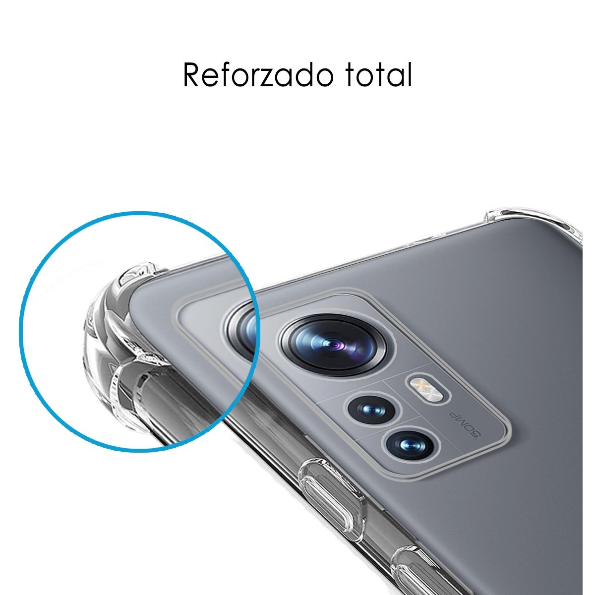 Funda Silicona Antigolpes Transparente para Xiaomi 12 / 12X 5G