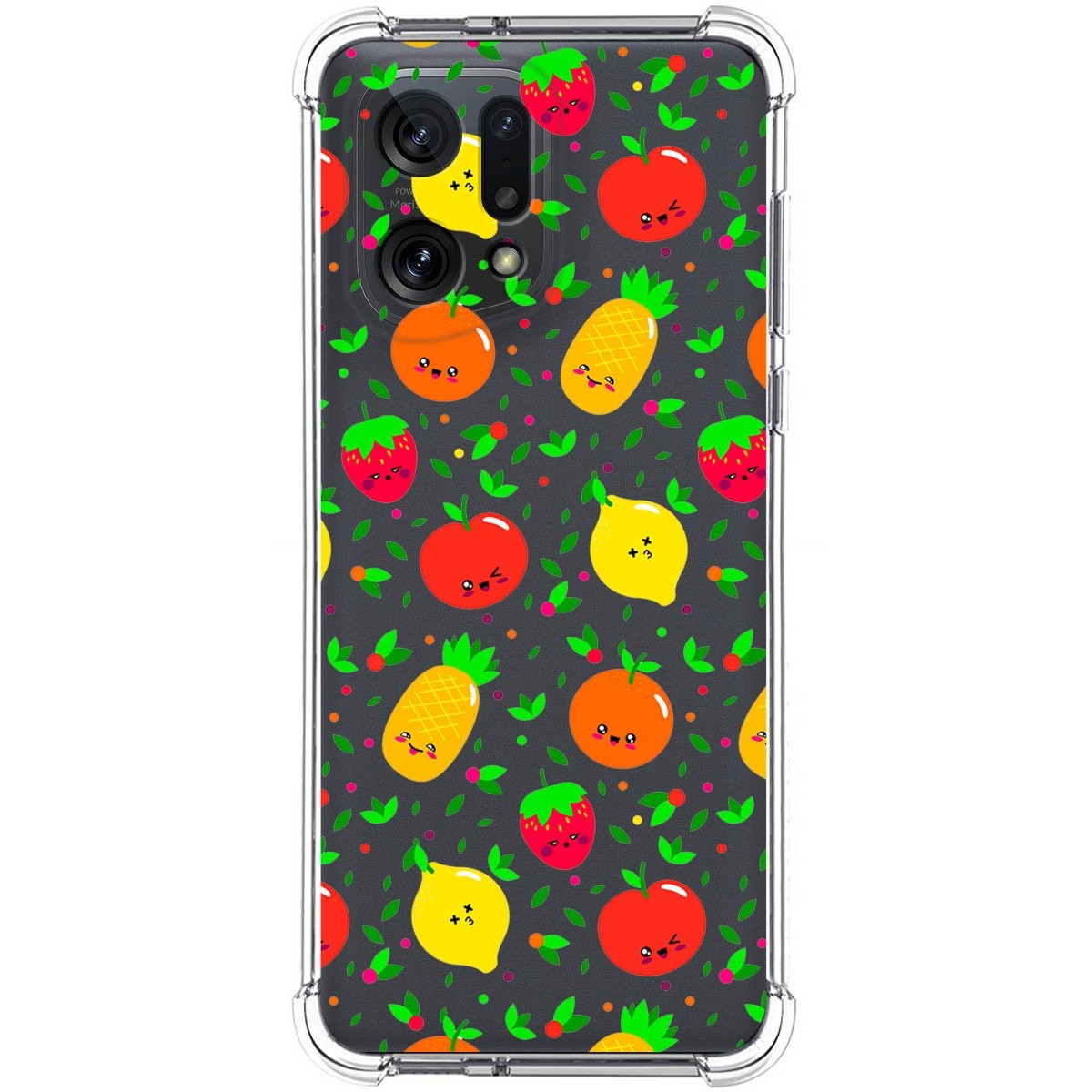 Funda Silicona Antigolpes para Oppo Find X5 5G diseño Frutas 01 Dibujos