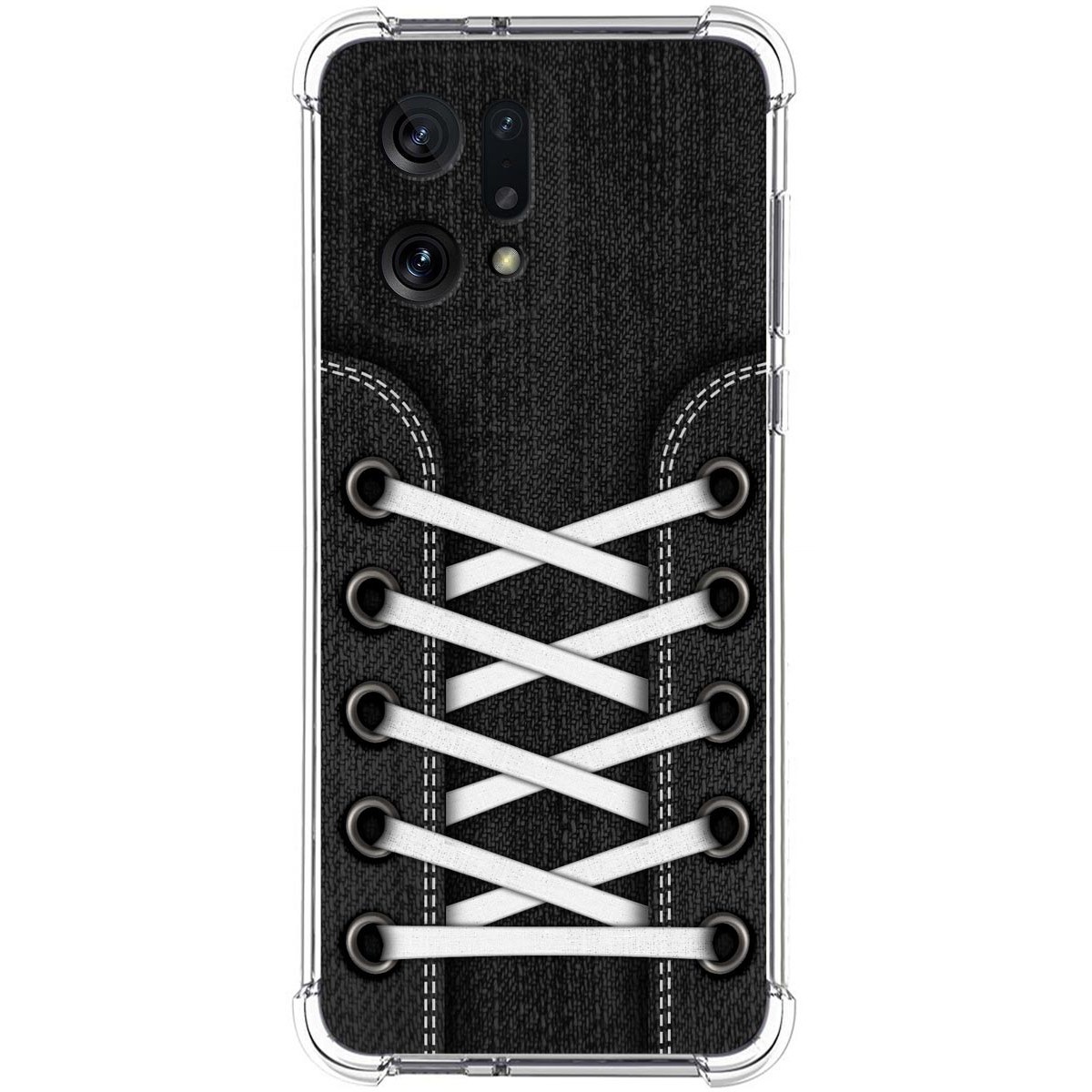Funda Silicona Antigolpes para Oppo Find X5 5G diseño Zapatillas 02 Dibujos