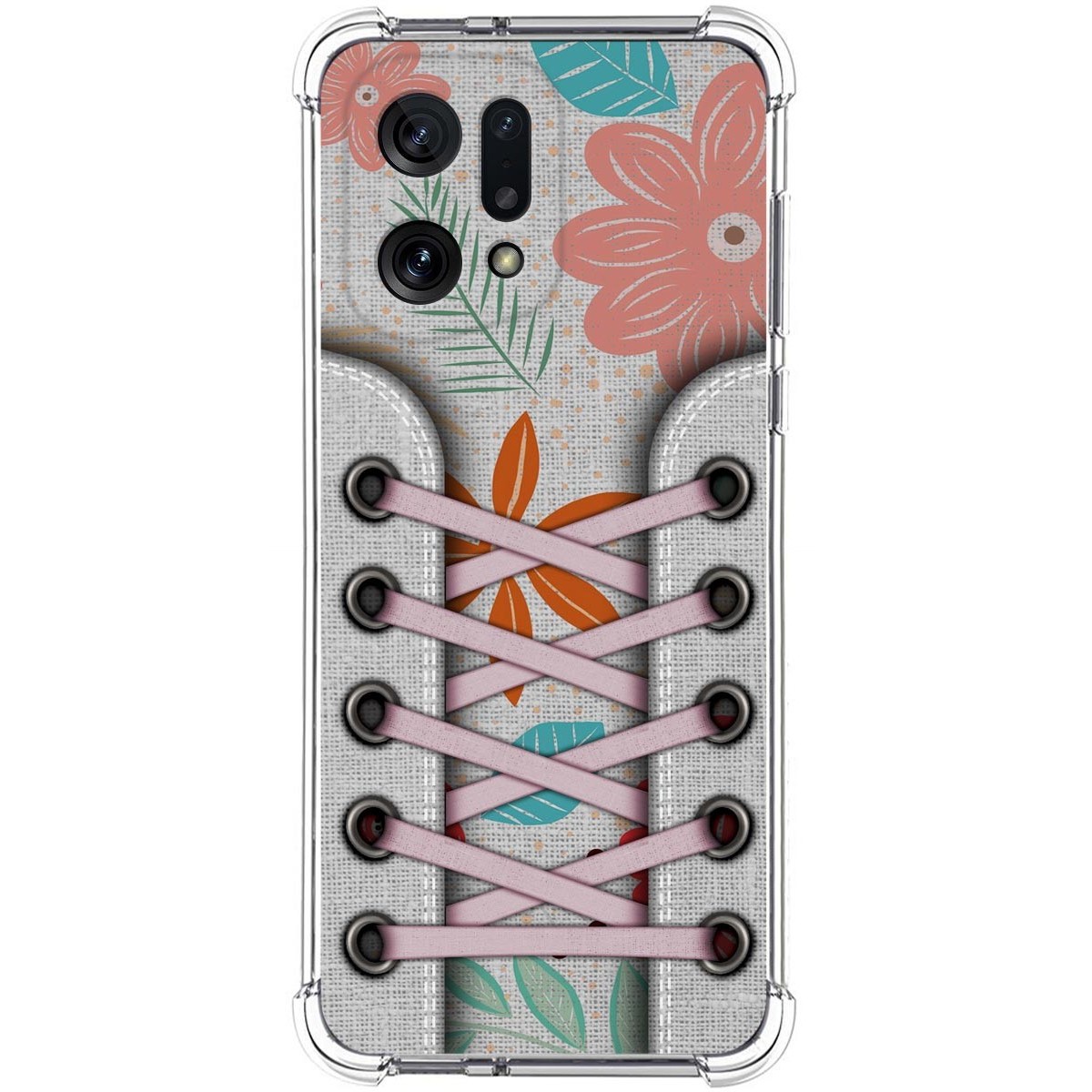 Funda Silicona Antigolpes para Oppo Find X5 5G diseño Zapatillas 09 Dibujos