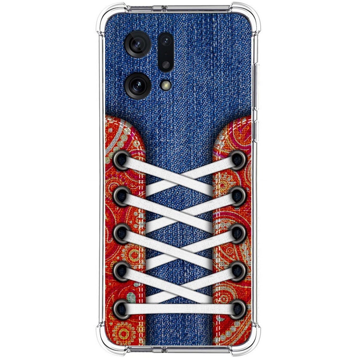 Funda Silicona Antigolpes para Oppo Find X5 5G diseño Zapatillas 11 Dibujos