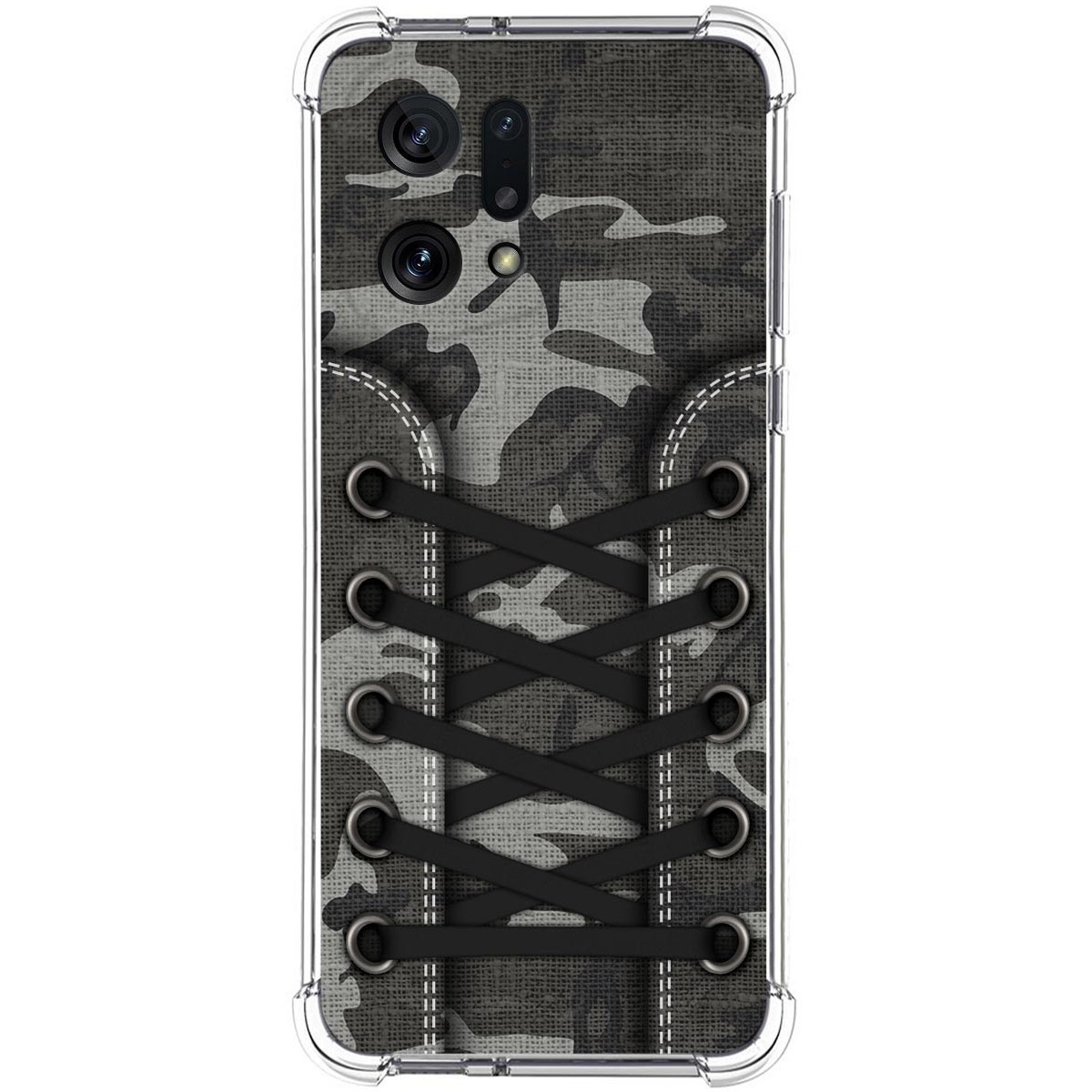 Funda Silicona Antigolpes para Oppo Find X5 5G diseño Zapatillas 15 Dibujos