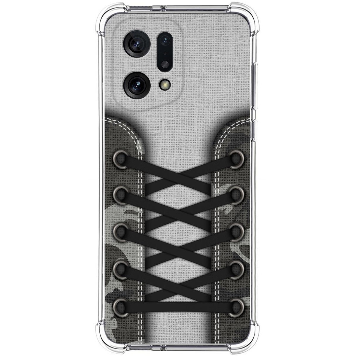 Funda Silicona Antigolpes para Oppo Find X5 5G diseño Zapatillas 16 Dibujos