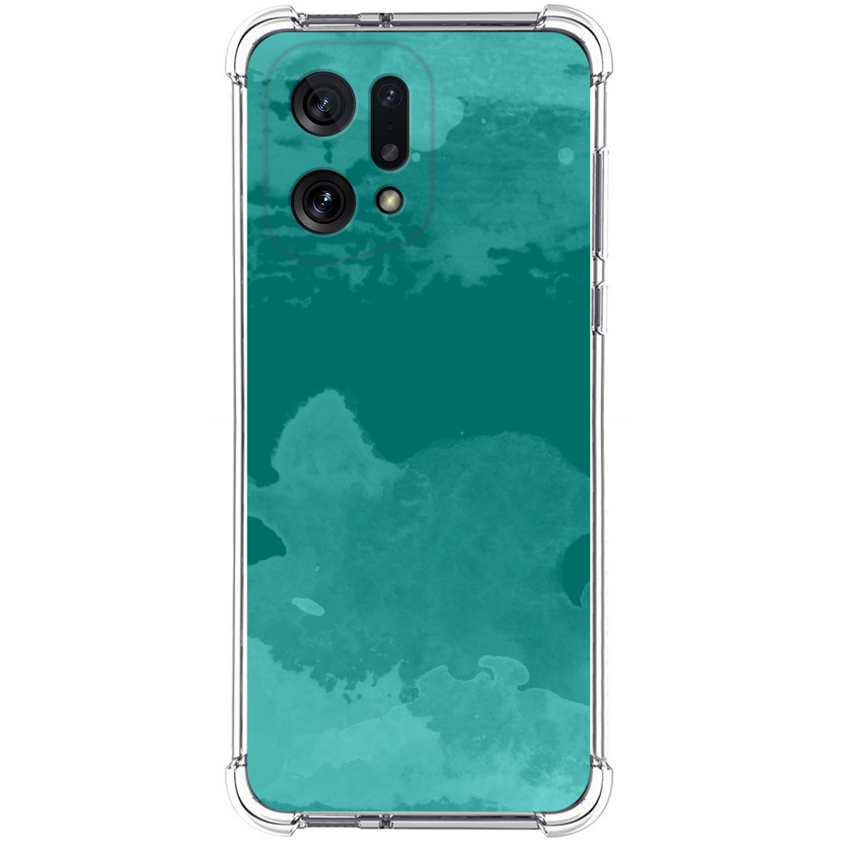 Funda Silicona Antigolpes para Oppo Find X5 5G diseño Acuarela 06 Dibujos