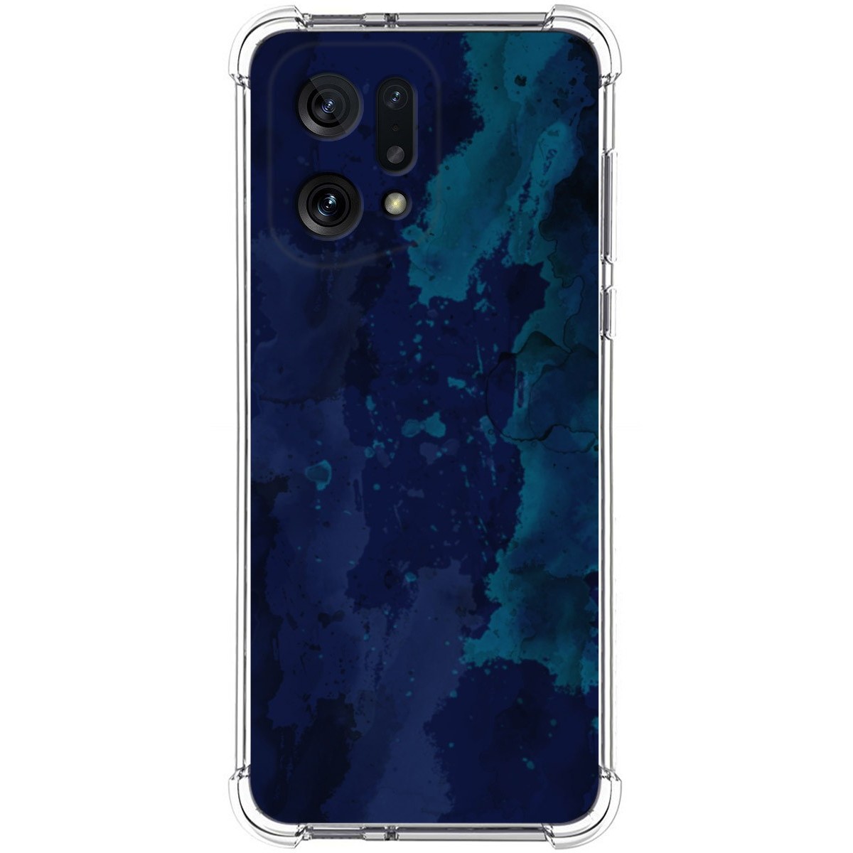 Funda Silicona Antigolpes para Oppo Find X5 5G diseño Acuarela 13 Dibujos