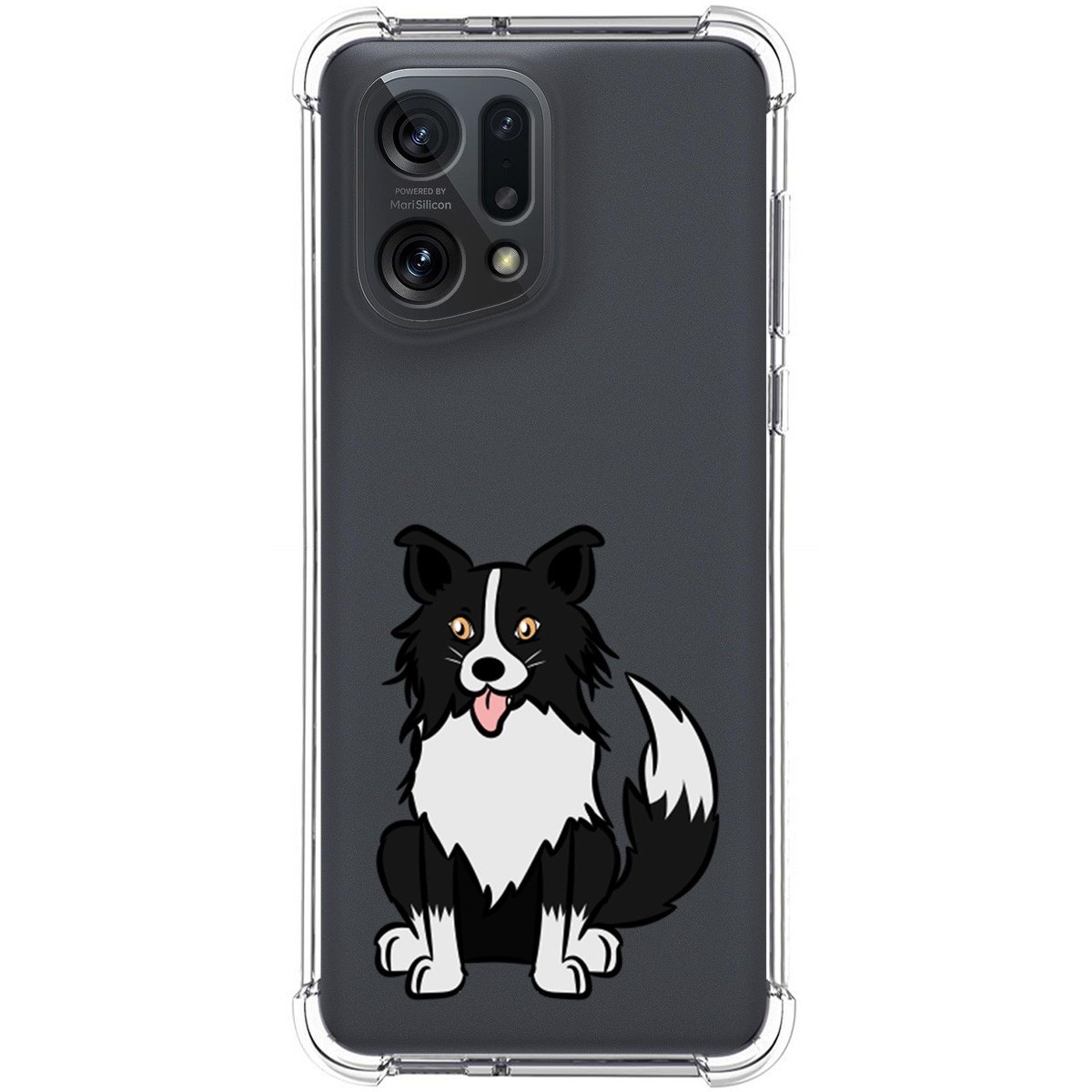 Funda Silicona Antigolpes para Oppo Find X5 5G diseño Perros 01 Dibujos