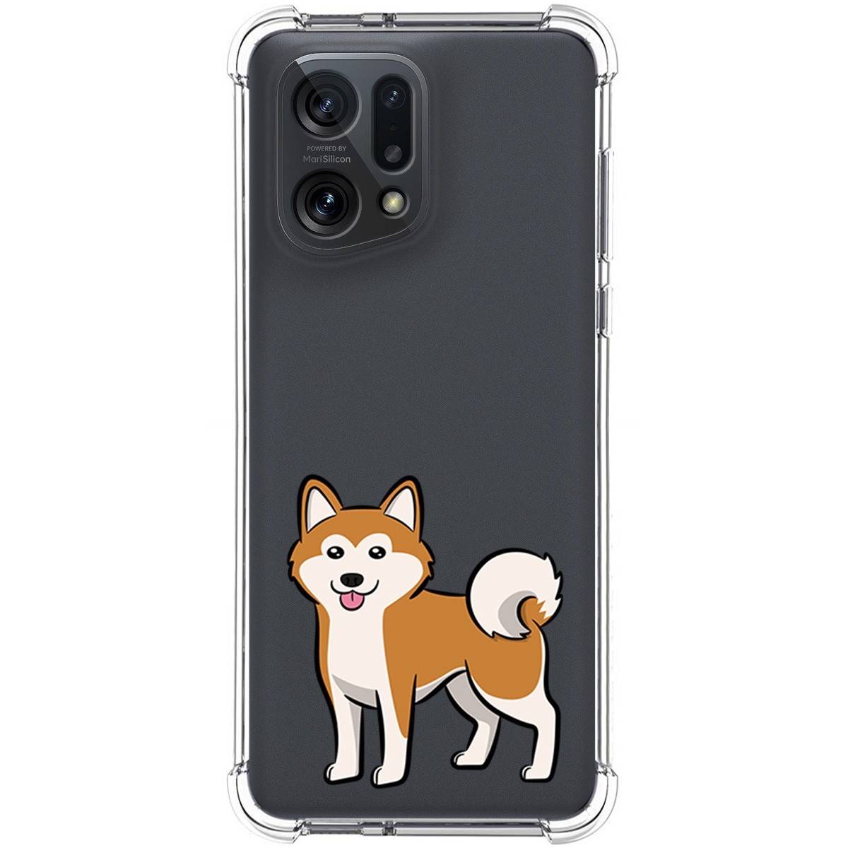 Funda Silicona Antigolpes para Oppo Find X5 5G diseño Perros 02 Dibujos