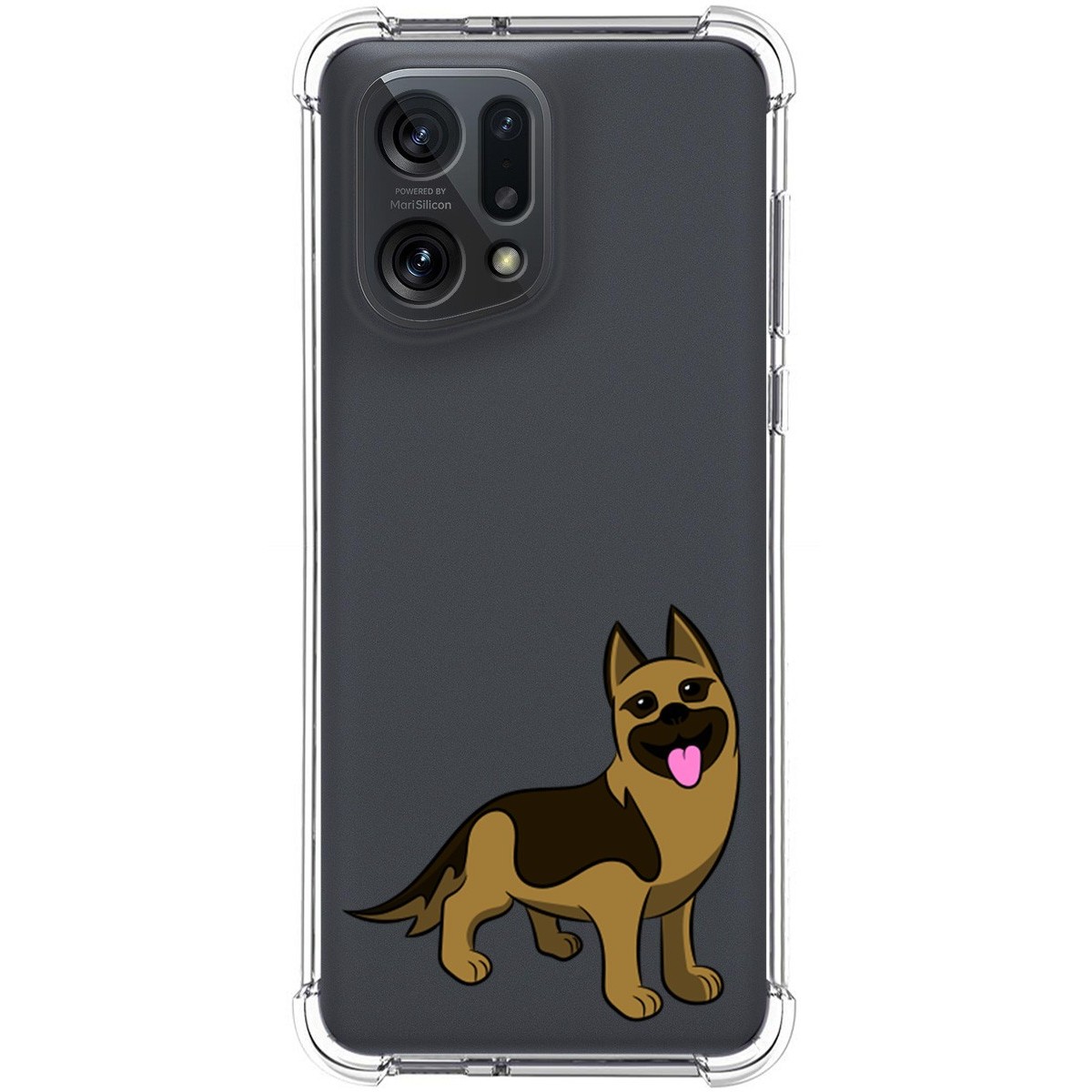 Funda Silicona Antigolpes para Oppo Find X5 5G diseño Perros 03 Dibujos