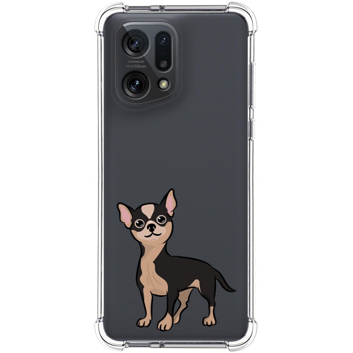 Funda Silicona Antigolpes para Oppo Find X5 5G diseño Perros 05 Dibujos